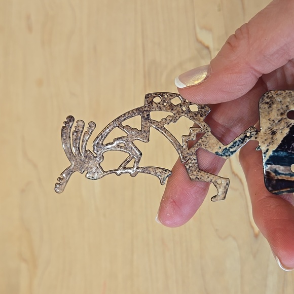 2 Metal bookmarks, enamel coated, multicolored - Picture 6 of 10